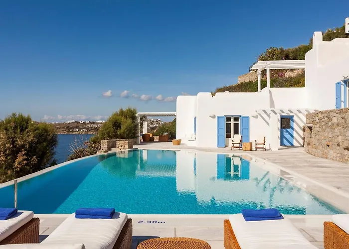 Excellent Mykonos Psarrou Delta 5 Bedrooms Stunning Sea Views Psarrou