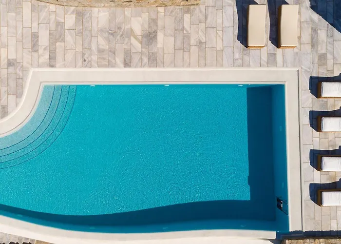 Excellent Mykonos Psarrou Delta 5 Bedrooms Stunning Sea Views Psarrou فيلة Mykonos Town