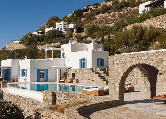 Excellent Mykonos Psarrou Delta 5 Bedrooms Stunning Sea Views Psarrou *