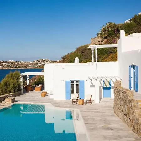 Villa Excellent Mykonos Psarrou Delta 5 Bedrooms Stunning Sea Views