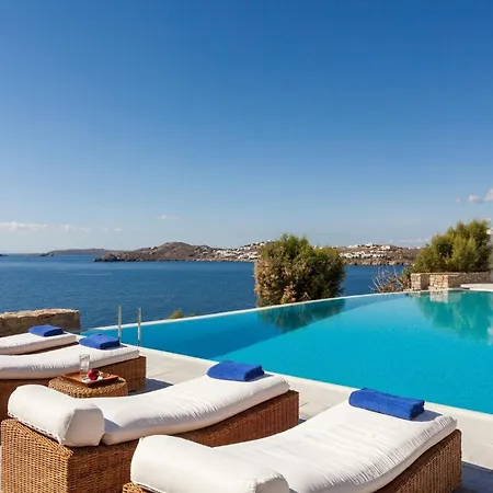 Excellent Mykonos Psarrou Delta 5 Bedrooms Stunning Sea Views Villa