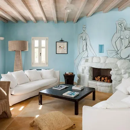 Villa Excellent Mykonos Psarrou Delta 5 Bedrooms Stunning Sea Views Mykonos Town