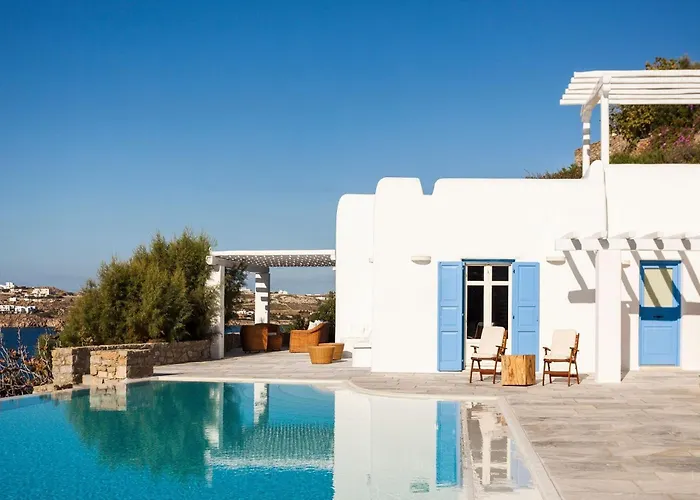 Excellent Mykonos Psarrou Delta 5 Bedrooms Stunning Sea Views Psarrou
