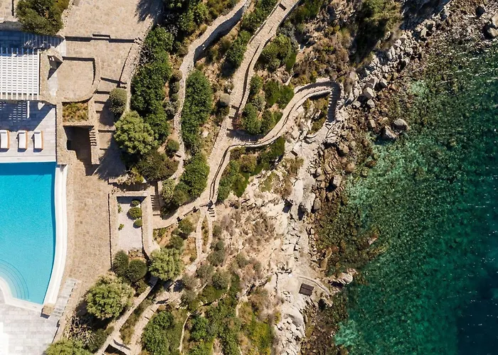 Villa Excellent Mykonos Psarrou Delta 5 Bedrooms Stunning Sea Views Psarrou Mykonos Town