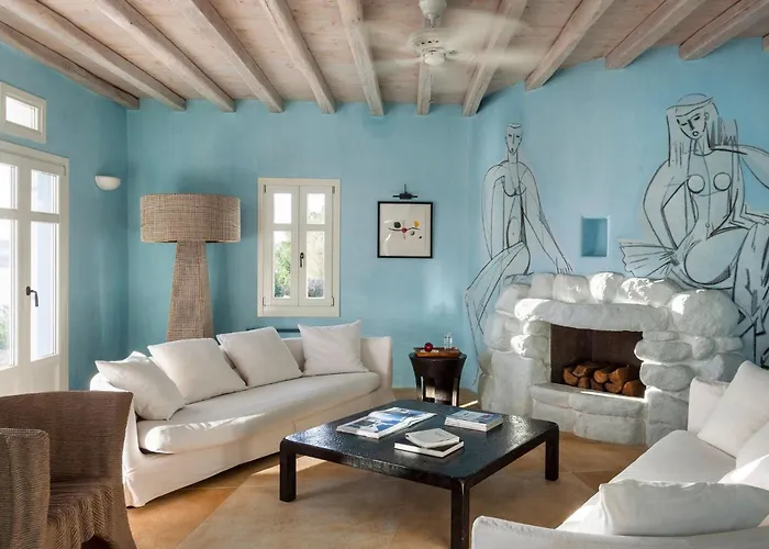 Excellent Mykonos Psarrou Delta 5 Bedrooms Stunning Sea Views Psarrou