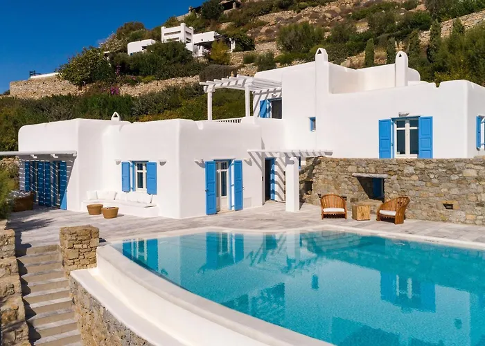 Excellent Mykonos Psarrou Delta 5 Bedrooms Stunning Sea Views Psarrou