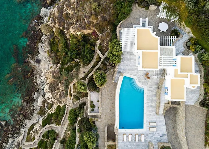 Villa Excellent Mykonos Psarrou Delta 5 Bedrooms Stunning Sea Views Psarrou Mykonos Town