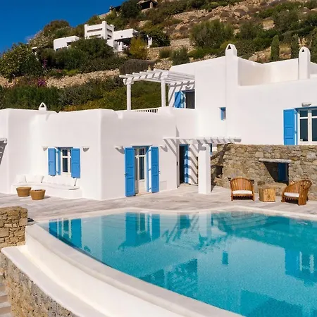 Villa Excellent Mykonos Villa Villa Psarrou Delta 5 Bedrooms Stunning Sea Views Psarrou Mykonos Town