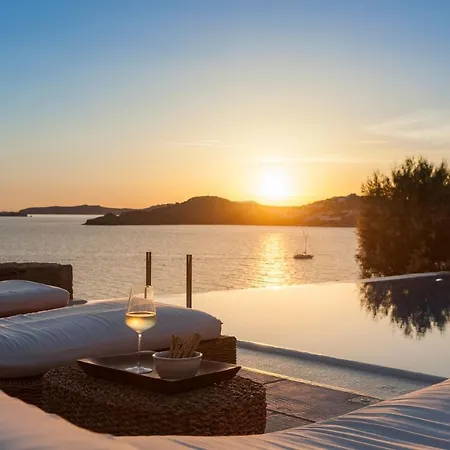 Excellent Mykonos Villa Villa Psarrou Delta 5 Bedrooms Stunning Sea Views Psarrou Mykonos Town