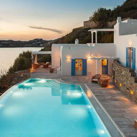 Excellent Mykonos Villa Villa Psarrou Delta 5 Bedrooms Stunning Sea Views Psarrou * Mykonos Town